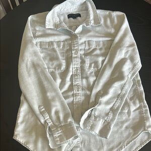 Banana Republic Light Gray Button-Up Shirt